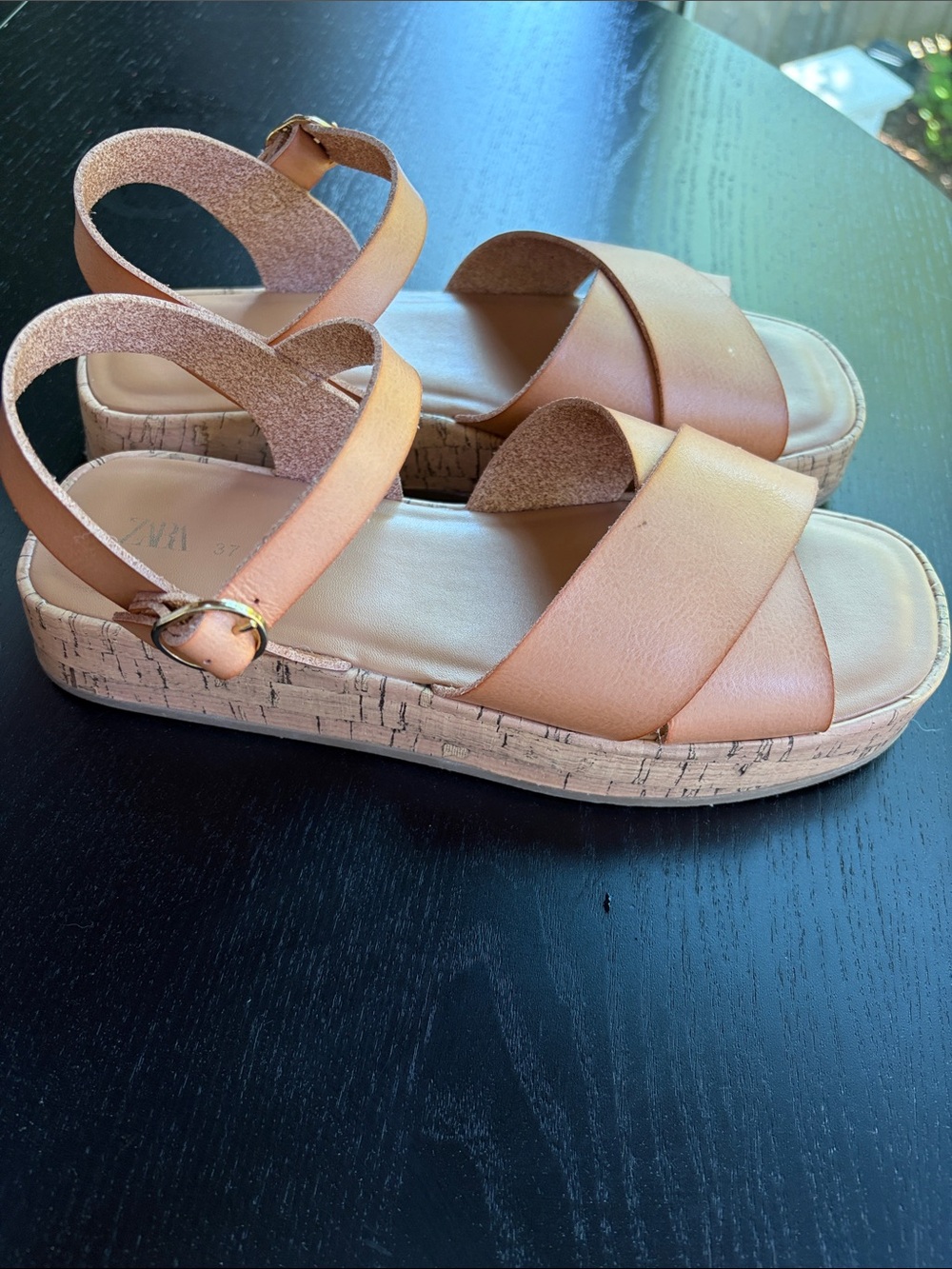Cork Platform Sandals